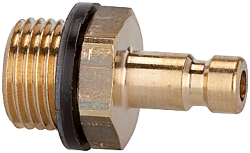 Stecknippel 1/8 AG, NW 2,7 mm